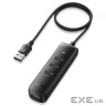 Концентратор Ugreen CM416 4-port 1.0m USB2.0 active (80657)