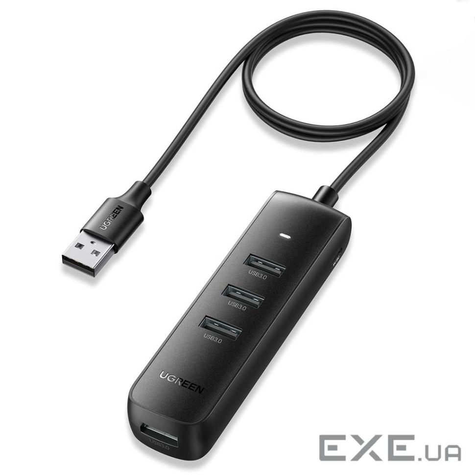 Концентратор Ugreen CM416 4-port 1.0m USB2.0 active (80657)