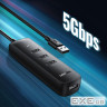 Концентратор Ugreen CM416 4-port 1.0m USB2.0 active (80657)