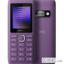 Мобильный телефон Nokia 110 DS Power Purple, 2" (160х128) TFT / клавиатурный моноблок / Unisoc 6533G