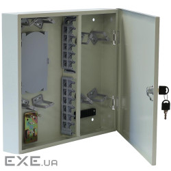 Бокс оптичний розподільний на 24 адаптера, металевий, (гільзи, касети) (LW-GFS13-M24) ) (LW-GFS13-M24)