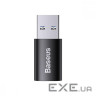 Перехідник USB 3.1 M to USB-C F black Baseus (ZJJQ000101)