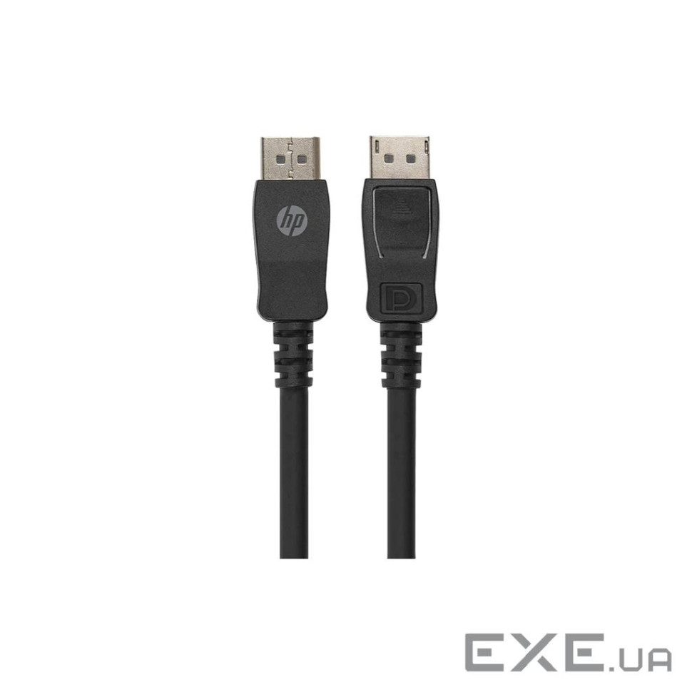 Кабель мультимедійний DisplayPort M to DisplayPort M 2.0m V1.2 4K60Hz black HP (HP_DHC-DP01-2M)