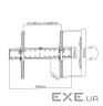 Настінний кронштейн 37 - 70” (до 40 кг) (WM-70T-02) ) (WM-70T-02)