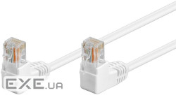 Патч-корд неекранований RJ45 UTP5e 2.0m,patch D=4.9mm AWG26 2x90ё Gold,білий (75.09.6071-1) (75.09.6071-1)