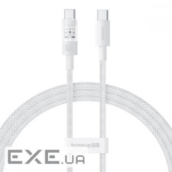 Кабель Baseus Gem Fast-Charging Data Cable Type-C to Type-C 100W 1m white (P10373000211-00)