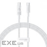 Кабель Baseus Gem Fast-Charging Data Cable Type-C to Type-C 100W 1m white (P10373000211-00)