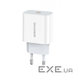Зарядний пристрій BOROFONE BA38A Plus Speedy White (BA38AW)