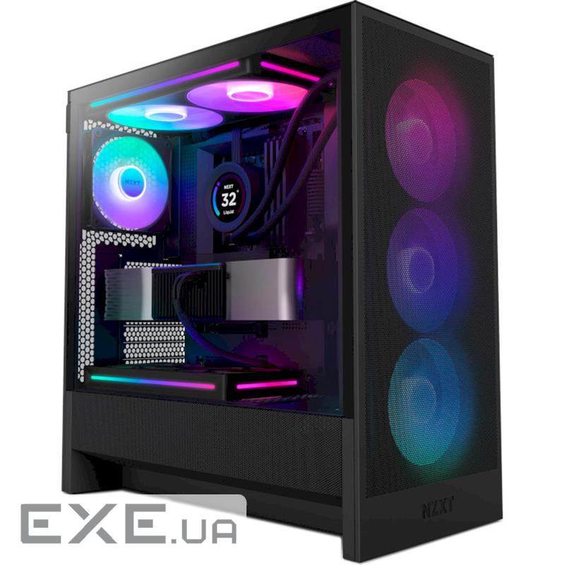 Корпус NZXT H5 Flow RGB Black (CC-H52FB-R1)
