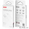 Дата кабель USB 2.0 AM to Lightning 2.0m 2.1A white XO (CB-200UL)