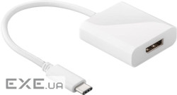 Перехідник моніторний Goobay USB Type-C-DisplayPort M/F,(USB3.0) 0.2m v1.1 (75.06.6257-1)