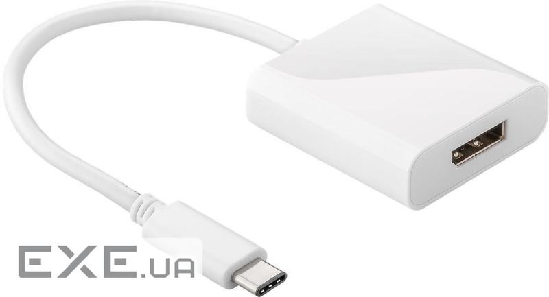 Перехідник моніторний Goobay USB Type-C-DisplayPort M/F,(USB3.0) 0.2m v1.1 (75.06.6257-1)
