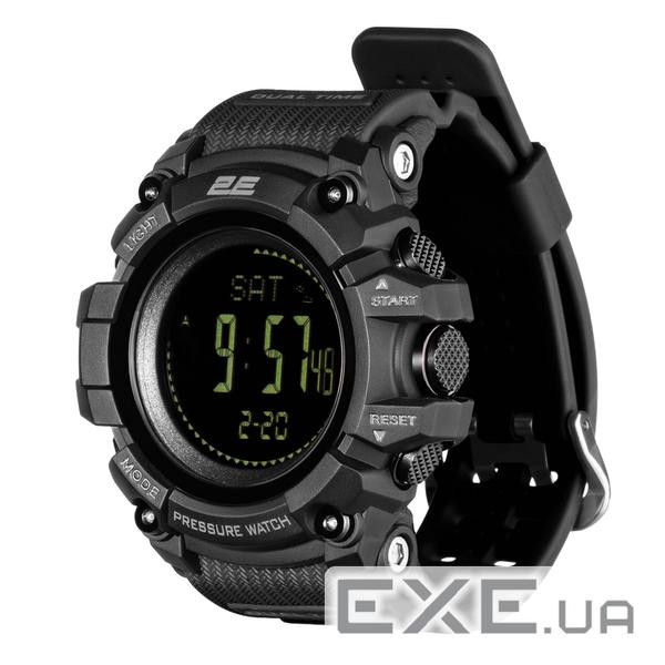 Тактические часы 2E Armor GT Black (2E-TCW20BK), компас / шагомер / барометр / WR 50