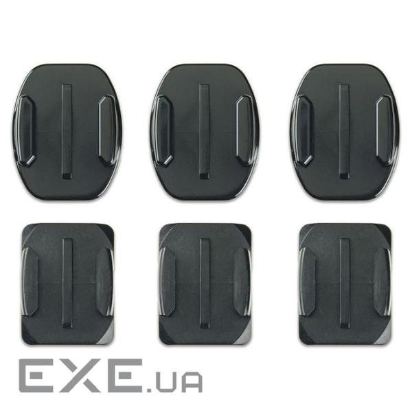 Набір кріпильних пластин GOPRO Curved + Flat Adhesive Mounts (AACFT-001)