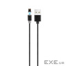 Дата кабель USB 2.0 AM to Lightning magnetic black Denmen (DN-D09L-BK)