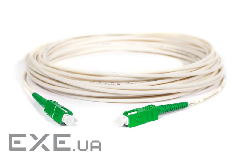 Патчкорд оптичний Optolink FTTH SC/APC-SC/APC (FTTH SC/APC-SC/APC, 3mm, 15m (G.657A), LSZH, white)
