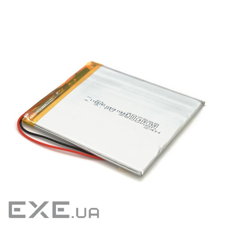 Літій-полімерний акумулятор 4*75*85mm (Li-ion 3,7V 2800mAh) (407585) 4*75*85mm (Li-ion 3,7V 2800mAh) (407585)