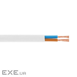 Кабель Одескабель 03VVH2-F 2*1,5 білий, бухта 100м (5136121шв)