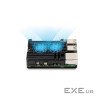 Корпус для Raspberry Pi 5 алюмінієвий з 2-ма вентиляторами (RA787) (RA787)