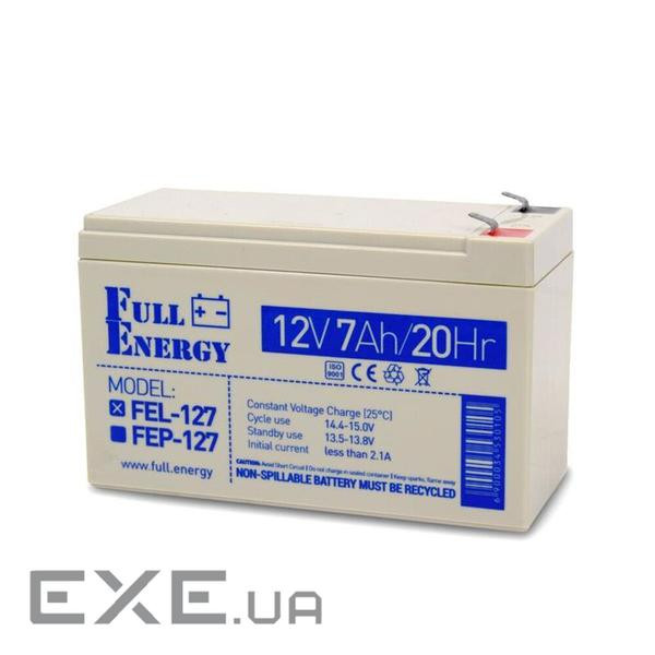 Акумуляторна батарея Full Energy FEL-127 12V 7AH GEL