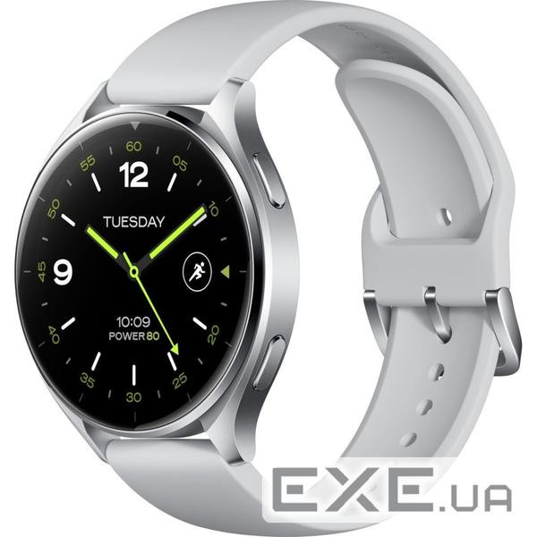 Смарт-годинник Xiaomi Watch 2 Sliver Case With Gray TPU Strap (BHR8034GL) (1025027)
