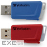 Комплект флеш-накопичувачів Verbatim 2x32GB Store "n" Click Red/Blue USB 3.2 (49308)