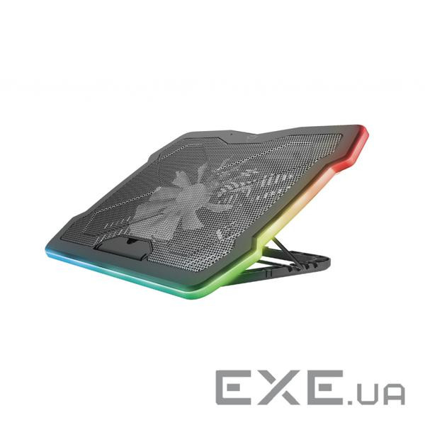 Підставка для ноутбука Trust GXT 1126 Aura (17") RGB Black (24192)