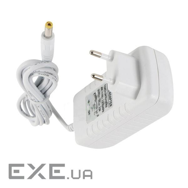 Імпульсний блок живлення 12В 3А (36Вт) штекер 5.5 / 2.5 довжина 1,2 м, Q50, White, LED-ін (LYW-1230) (LYW-1230)