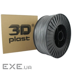 Пластик для 3D-принтера 3Dplast PLA 1.75мм, 3кг , gray - metallic (3DPLA1753GRMT)