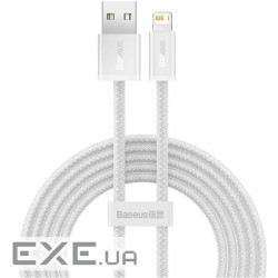 Кабель BASEUS Dynamic Series Fast Charging Data Cable USB to iP 2.4A 2м White (CALD000502)