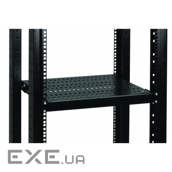 Полка 19" Conteg 1U глуб. 750 мм. до 100кг. RAL9005 (DP-PZ-750)