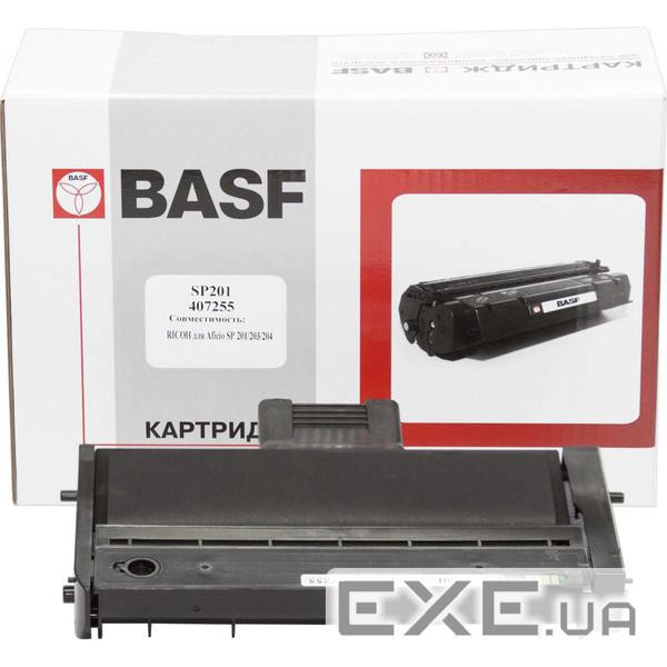 Тонер-картридж BASF Ricoh Aficio SP201/SP203/SP204, Black 407255 (KT-SP201-40 (BASF-KT-SP201-407255)