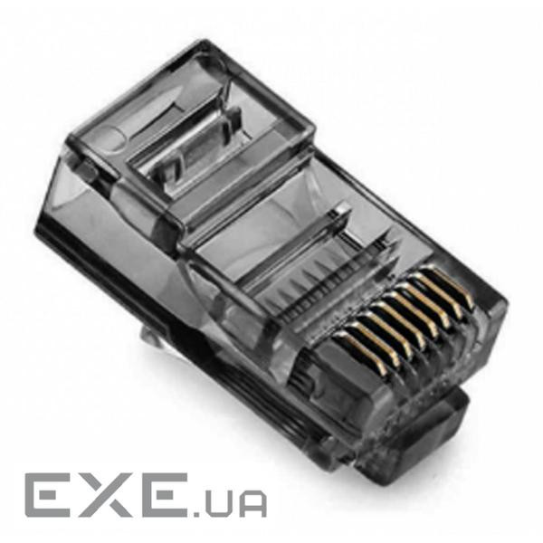 Конектор Merlion RJ45 cat.5e UTP 8P8C Brown 100 шт (RJ45ML-BN / 05356)