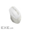 Миша бездротова A4Tech Fstyler FB45CS Air2 (Cream Beige), колір білий+бежевий