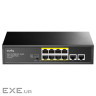 Комутатори Cudy FS1010P, 8-Port 10/100M PoE+ Switch with 2 Uplink Ports 120W