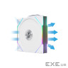 Вентилятор Lian Li Uni Fan TL Wireless 120-3 White (G99.12TL1W3W.00), 120х124х28 мм, 4-pin, белый