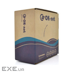 Кабель мережевий OK-Net UTP 305м 4х2х0,51 зовнішній, + 2 * (КПП-ВП (100) 4*2*0,51+2*0,75мм2)