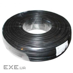 Кабель телевізійний Ritar 1,02 мм.CU, 64x0.12m CCA экран, + 2*0.5 power, че (RT-B100-RG690+2x0.5mm)