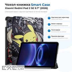 Чохол до планшета BeCover Smart Case Xiaomi Redmi Pad 2 SE 9.7" (2026) Pikachu (715838)
