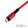 Адаптер Extradigital (KBU1759) USB - USB Type-C/Lightning/microUSB, 0.12 м , Red