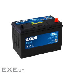 Акумулятор автомобільний EXIDE EXCELL 95Ah ASIA Ев (-/+) (760EN) (EB954)