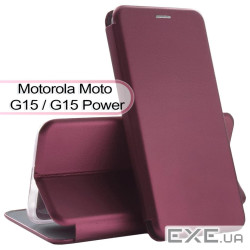 Чохол до мобільного телефона BeCover Exclusive Motorola Moto G15 / G15 Power Red Wine (713515)