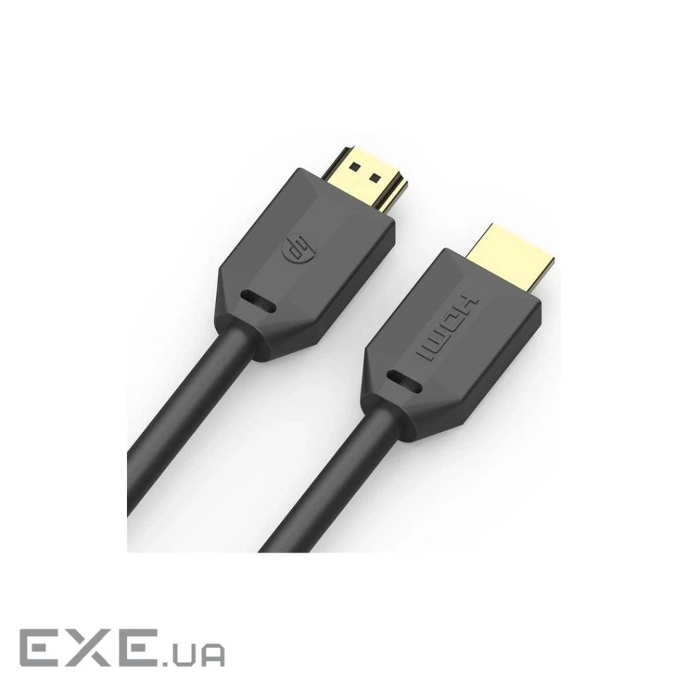 Кабель мультимедійний DisplayPort M to DisplayPort M 3.0m V1.2 4K60Hz black HP (HP_DHC-DP01-3M)