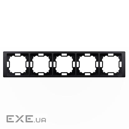Рамка Neos BASIC 5x, матовый графит (BMRC5/28)
