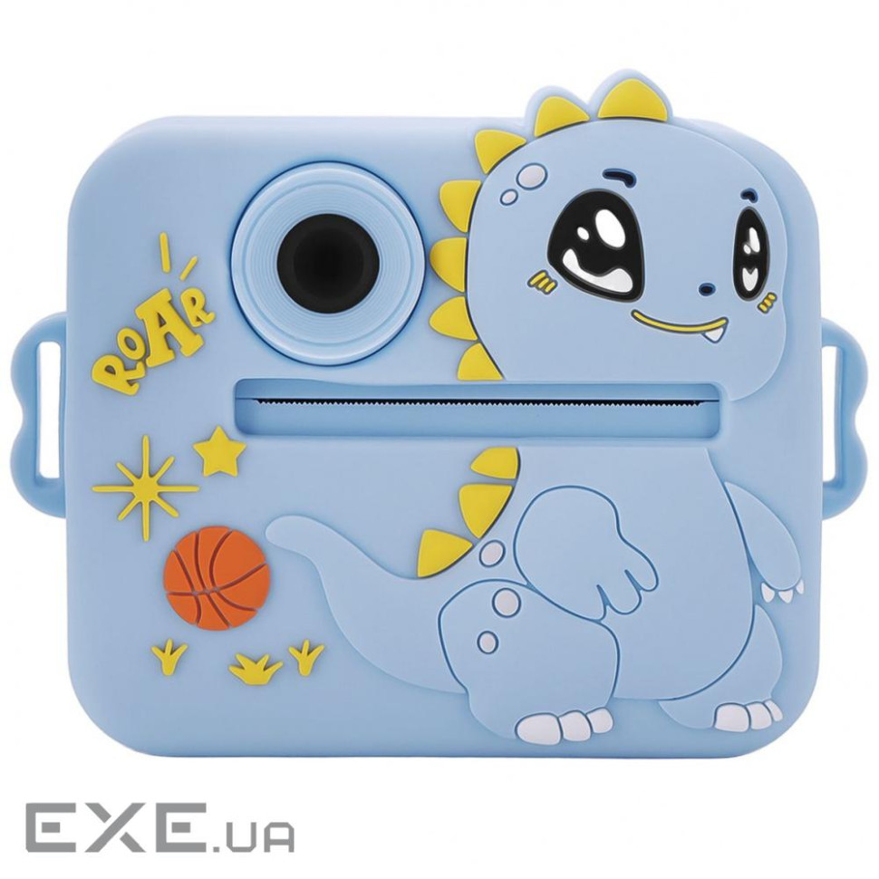 Детская фотокамера моментальной печати DinoSnap blue (62569 blue)