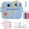 Детская фотокамера моментальной печати DinoSnap blue (62569 blue)