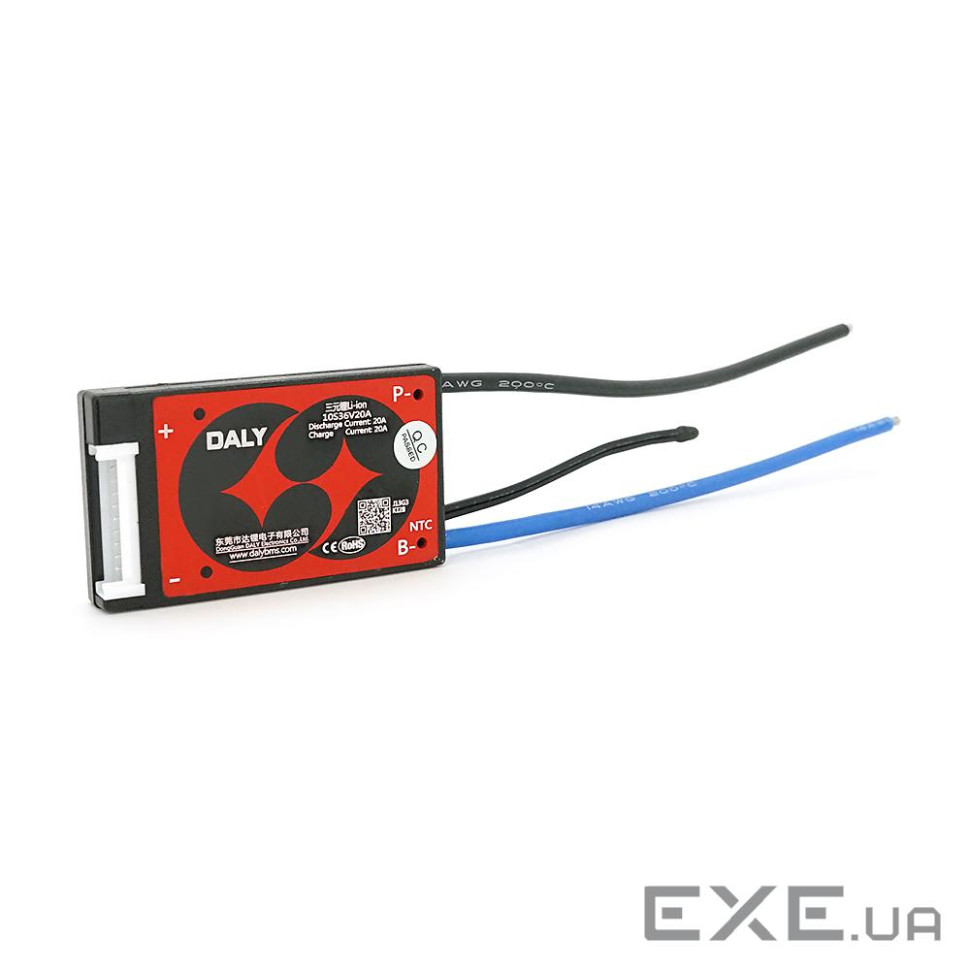 BMS плата DaLy Li-ion 36V 10S 10 / 20A (DL10S-20A)