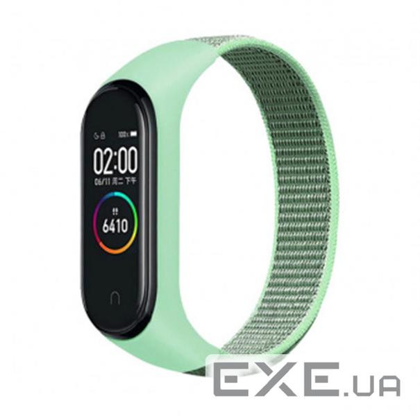 Ремінець BeCover Nylon Style для Xiaomi Mi Smart Band 5/Mi Smart Band 6 Mint (705426)