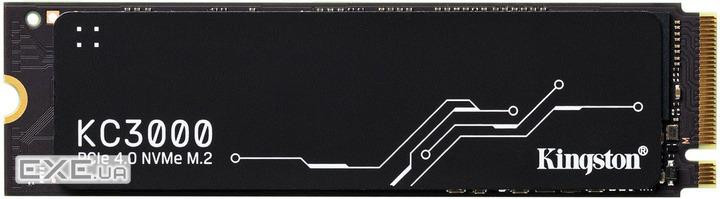 Накопичувач SSD 4096GB Kingston KC3000 M.2 2280 PCIe 4.0 x4 NVMe 3D TLC (SKC3000D/4096G)