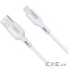 Кабель USB AM-Lightning M, 1.0 м, 2.4A, білий Choetech (XAL-0003-WH-V2)